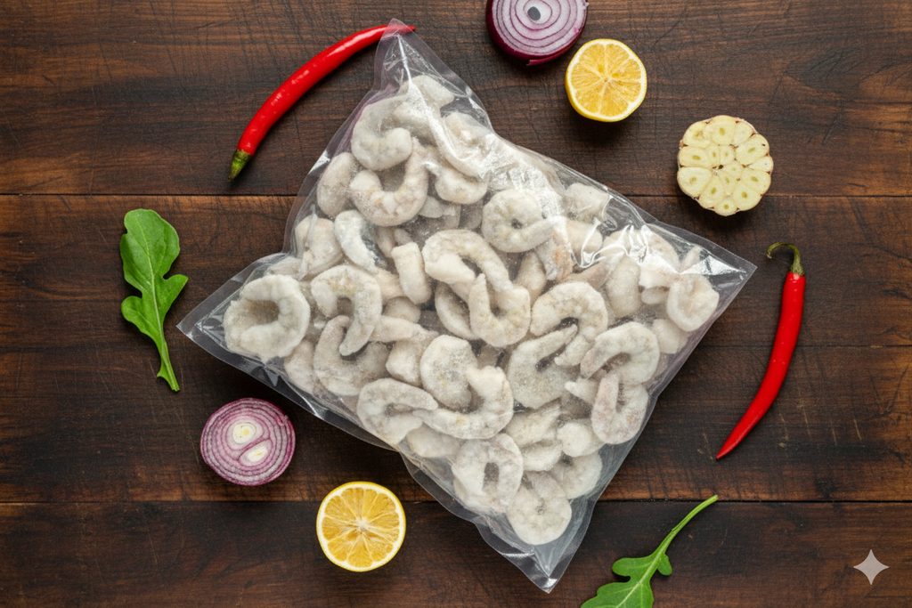 Temizlenmiş Et Karides Kg