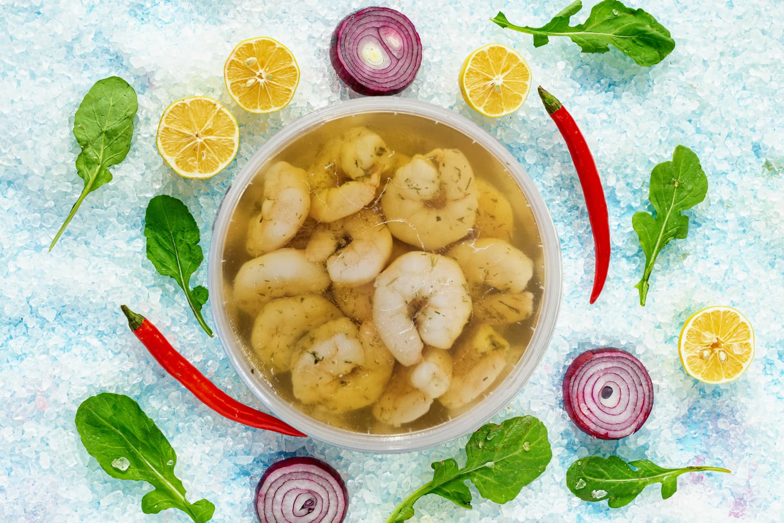 Marine Dere Otlu Karides (200 gr)