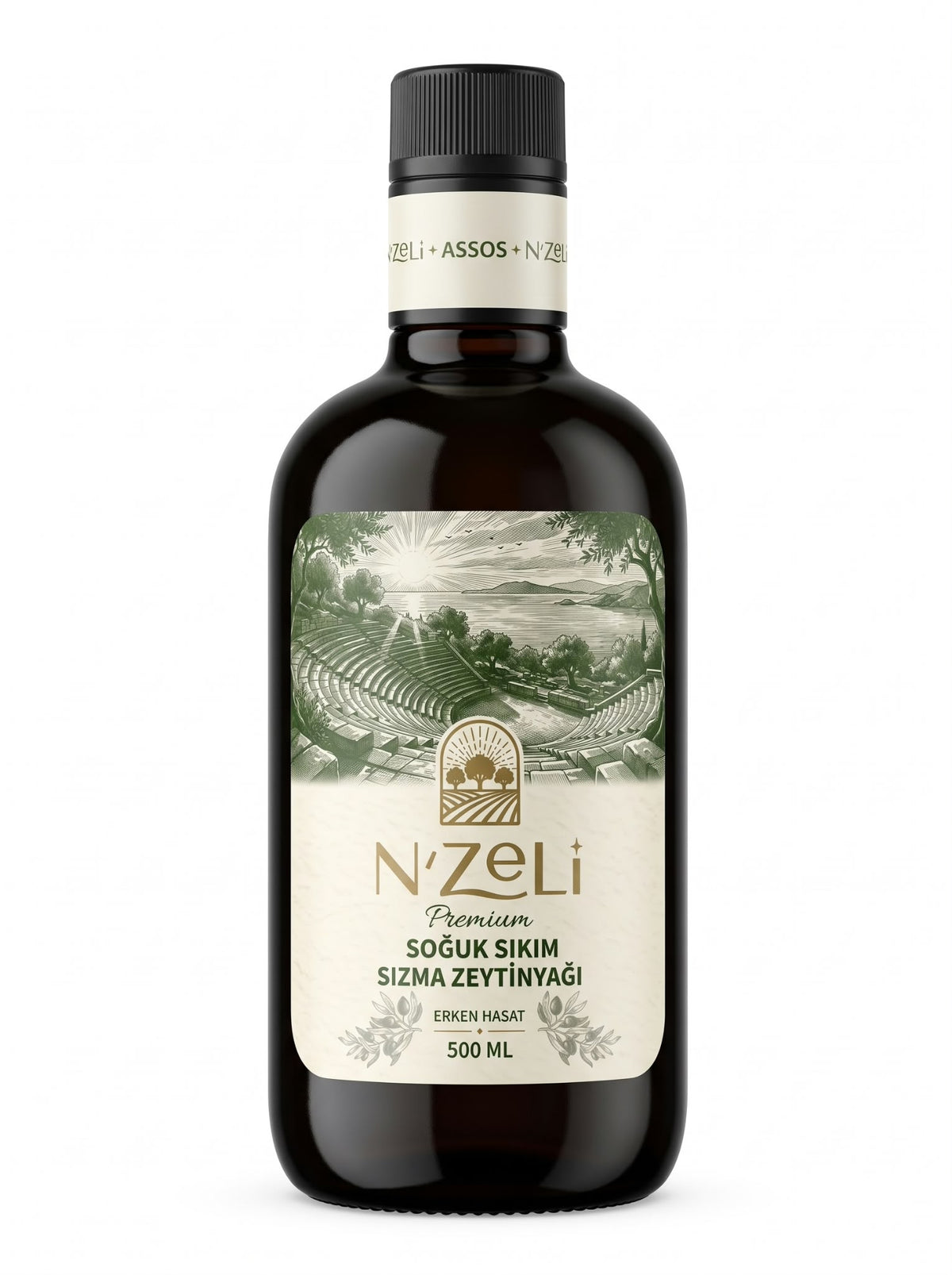 Gurme Natürel Sızma Zeytinyağı Soğuk Sıkım 500 ml