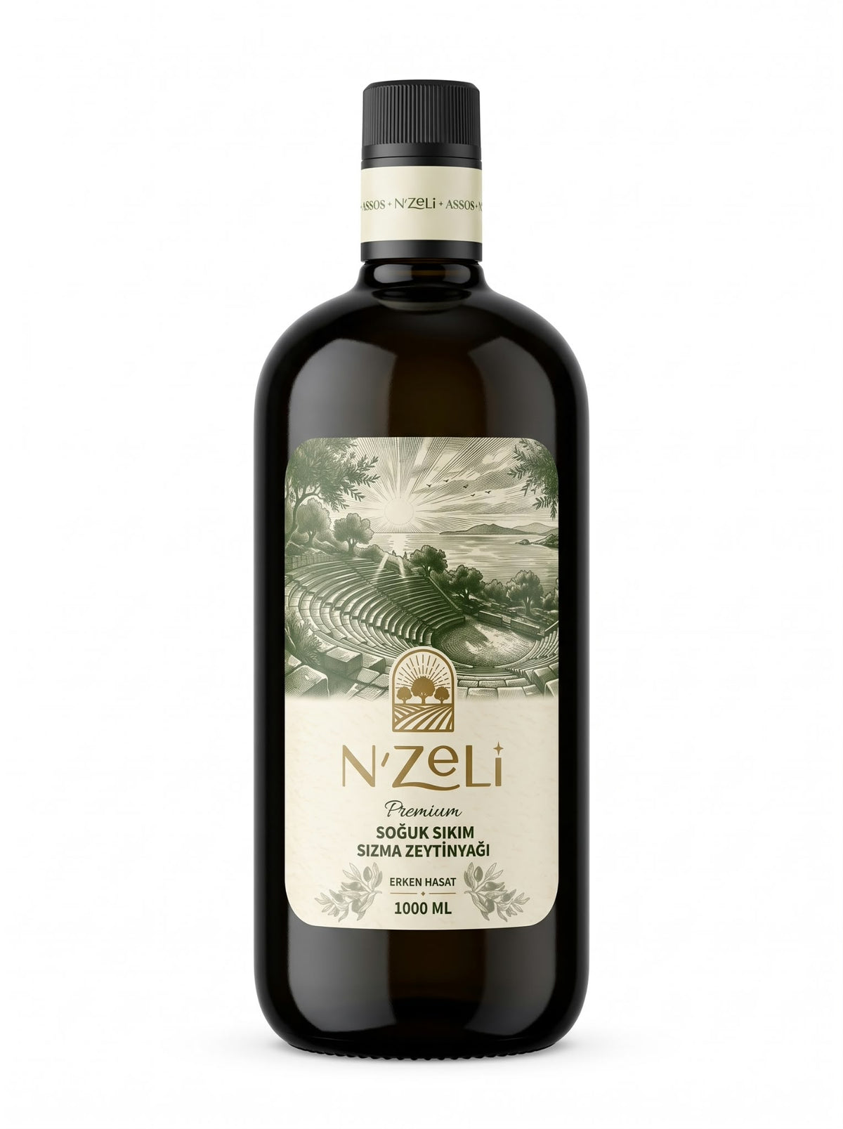 Gurme Natürel Sızma Zeytinyağı Soğuk Sıkım 1000 ml