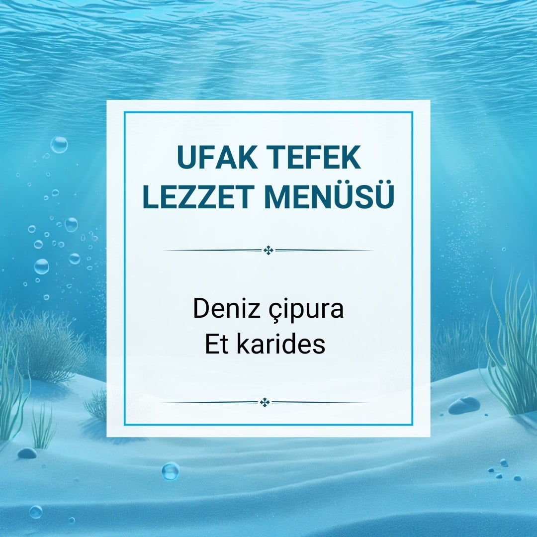 Ufak Tefek Lezzet Menüsü